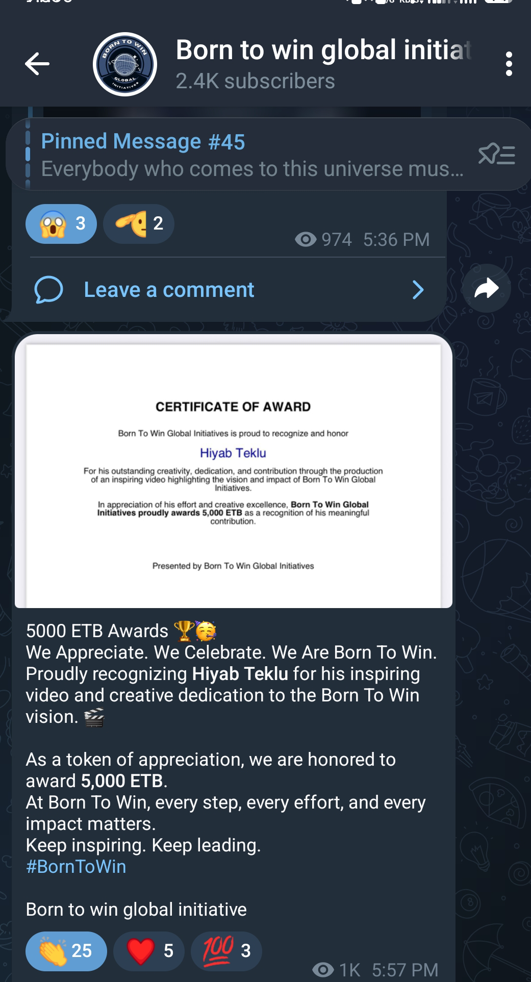 Award Post